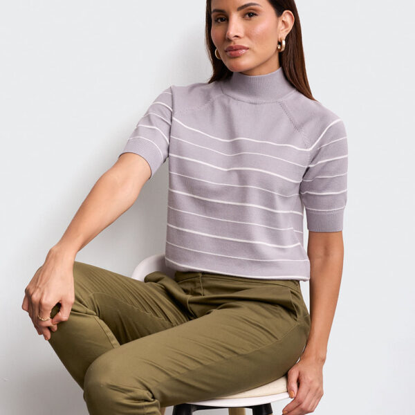 Chompa Mujer Valentina Lis3 Grey Fit Poly Htr