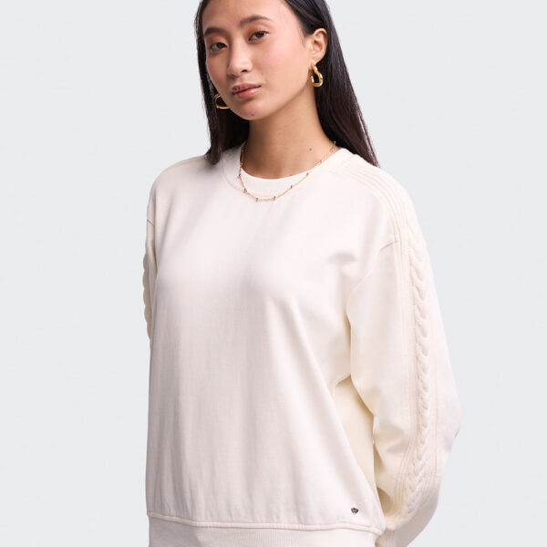 Polera Mujer Corina Crema Angora