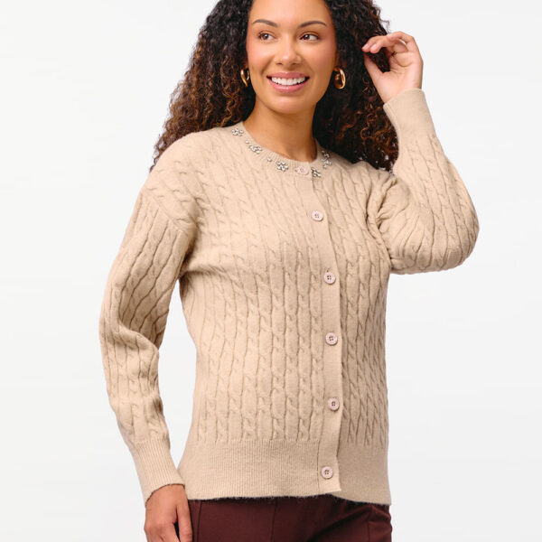 Chompa Mujer Chenil 3 Beige Arena