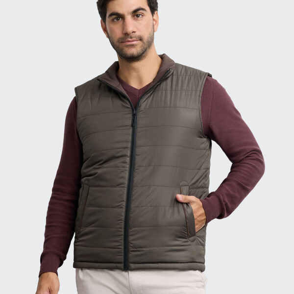 Chaleco Reversible Hombre Julian Marrón