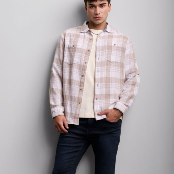 Camisa Hombre Amets Beige Safari