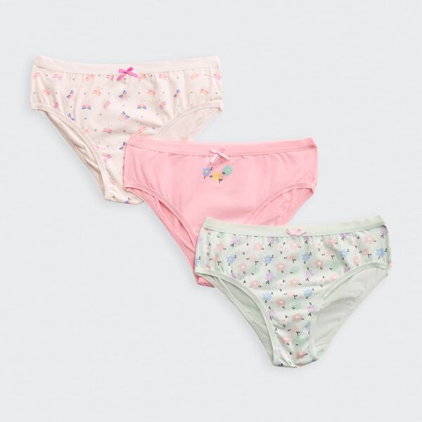 Trusa Tripack Niña Lena Verde Pastel / Rosado / Coco