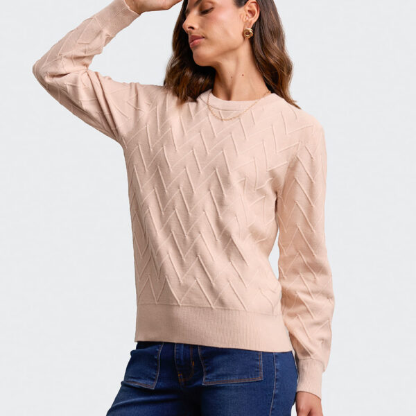Chompa Mujer Mora 3a Beige Tea