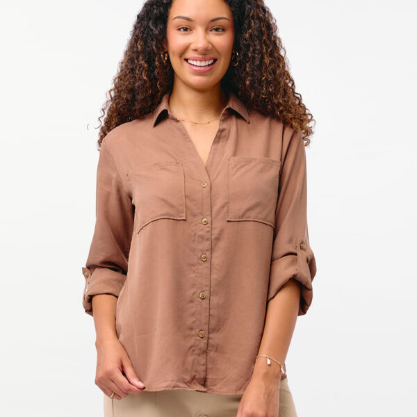 Blusa Mujer Miluska Marron Cocoa