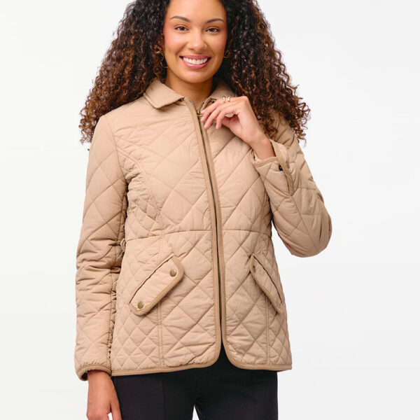 Casaca Mujer Jenifer Beige Botanico