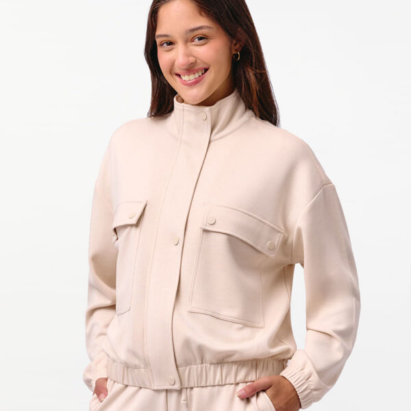 Casaca Mujer Nila Beige Arena