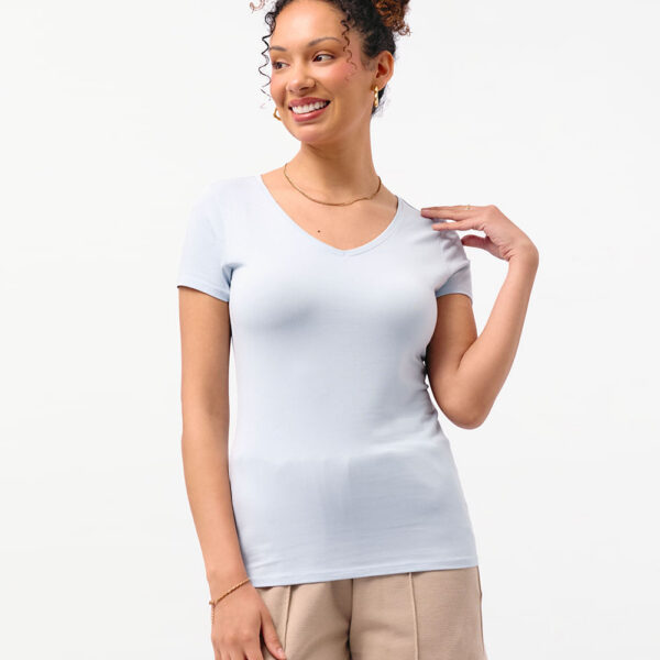 Polo Mujer Dora Core Celeste Claro
