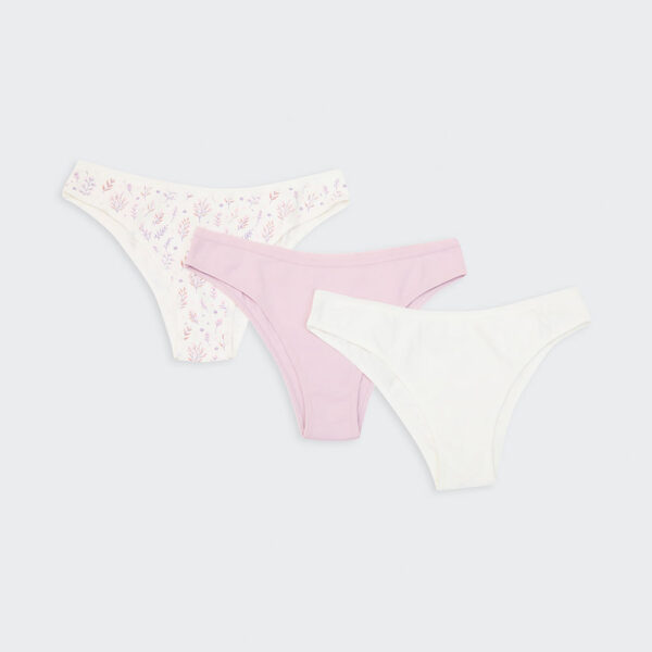 Trusa Pack X3 Bikini Mujer Xenia Lila/Coco/Coco