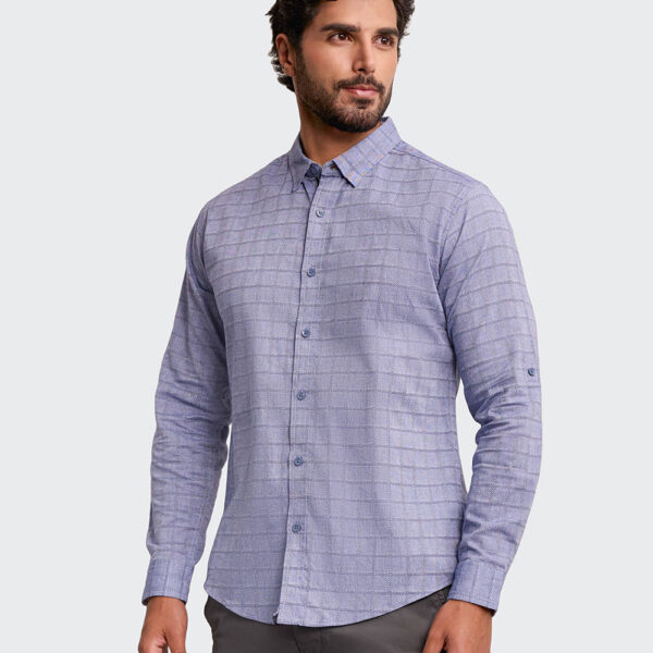 Camisa Hombre Patrick Azul Oxford