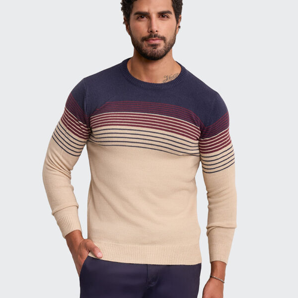 Chompa Hombre Jhair Beige Oscuro