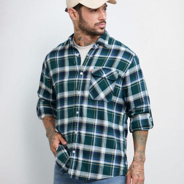 Camisa Hombre Thomas Verde Esmeralda