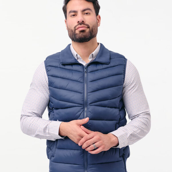 Chaleco Hombre Oliver Azul Oxford