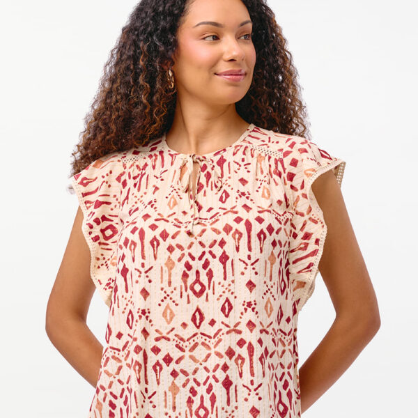 Blusa Mujer Vale Rojo Fuerte