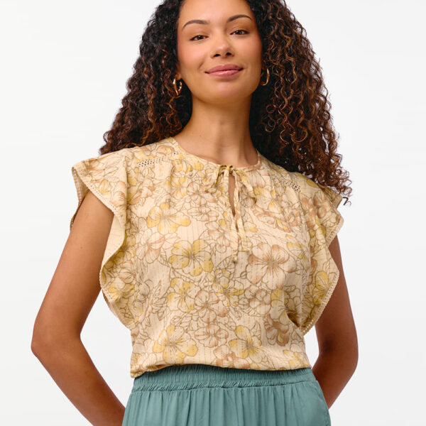 Blusa Mujer Vale Beige Crema