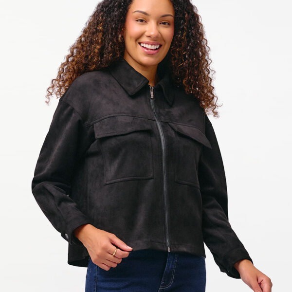 Casaca Mujer Violet Negro