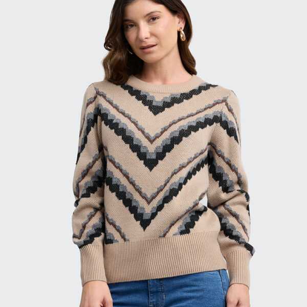 Chompa Mujer Hester Marron Cocoa