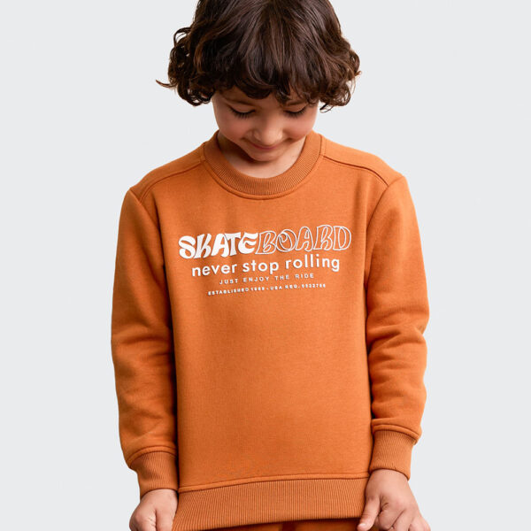 Polera Niño Franklin Marrón Siena