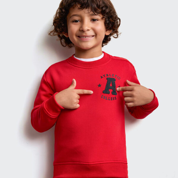 Polera Niño Franklin Rojo Fiesta