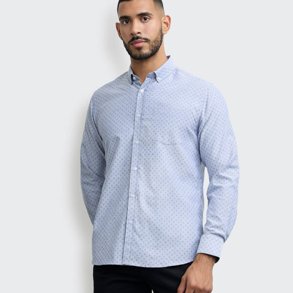 Camisa Hombre Piedro Acero Oscuro
