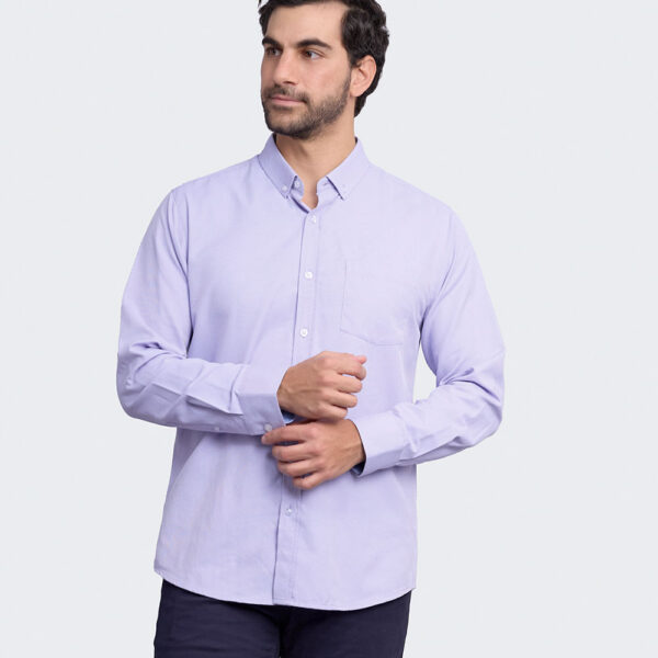 Camisa Hombre Piedro Lila Frío
