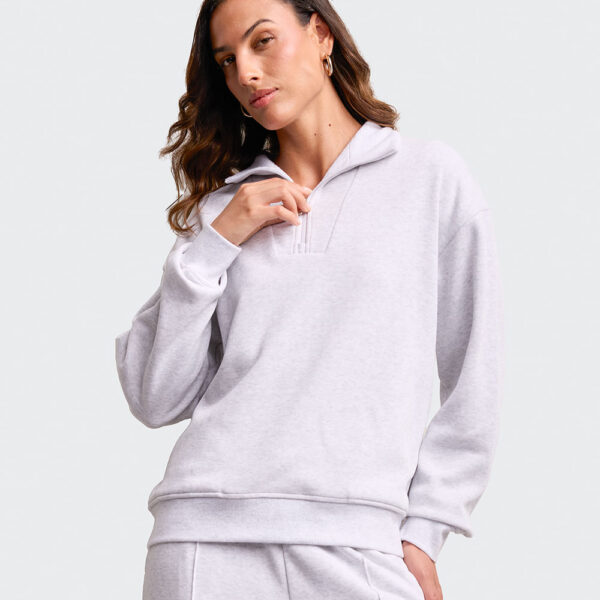 Polera Mujer Serene Grey Fit Poly Htr