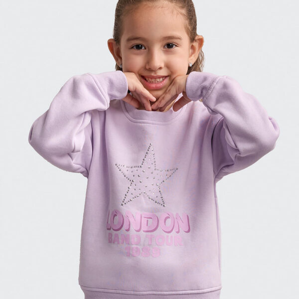 Polera Niña Francine Lila Violeta