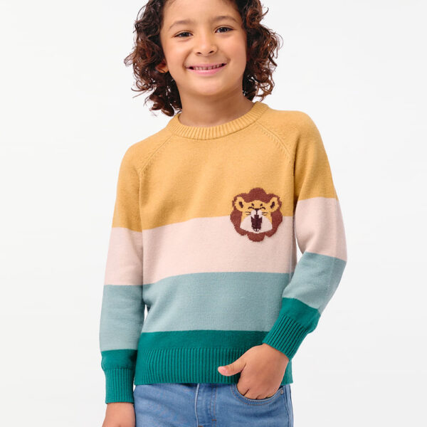 Chompa Niño Oscar Mostaza Glow