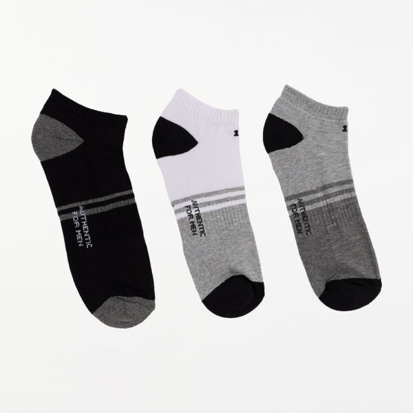 Calcetines Pack x 3 Hombre Marcos Melange/Azul/Blanco