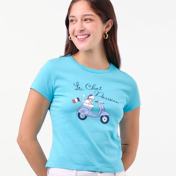 Polo Mujer Haru Celeste Intenso