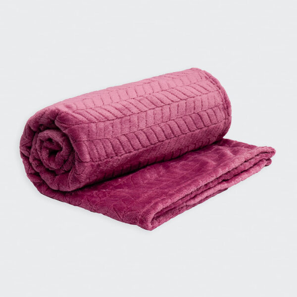 Manta Unisex Airam Malva Deco