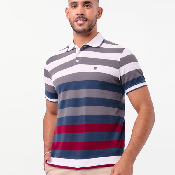 Polo Cuello Camisa Hombre Saylor Plomo