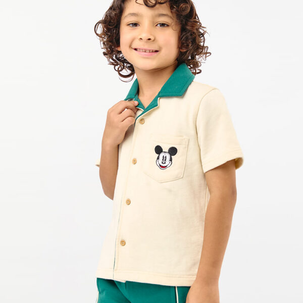 Camisa Niño Pablo Crema Pastel