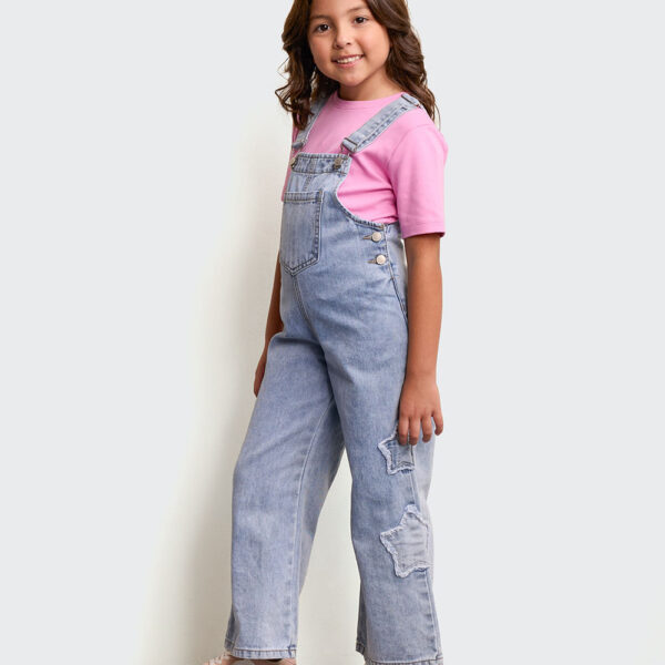 Overol Niña Alondra Light Wash