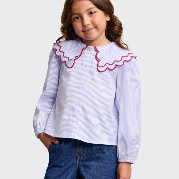 Blusa Niña Lilita Celeste