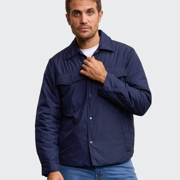 Casaca Hombre Zack Azul Oxford