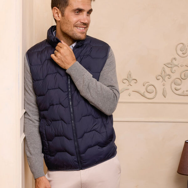 Chaleco Hombre Joaco Azul Oxford