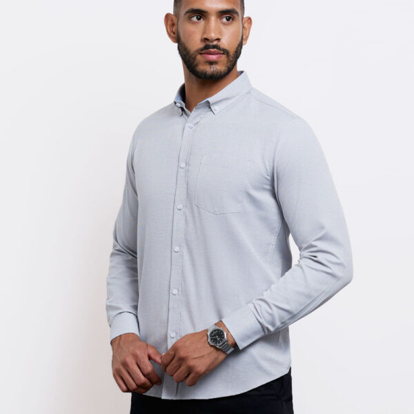 Camisa Hombre Piedro Gris Cemento