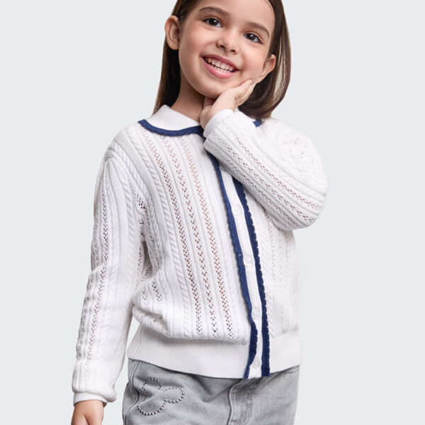 Chompa Niña Ines Blanco