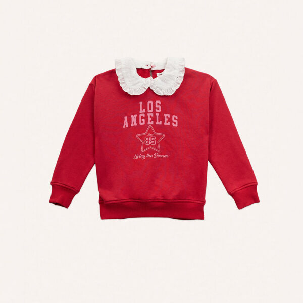 Polera Niña Jimena Rojo Prince