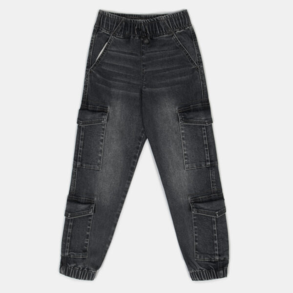 Jogger Niño Jeff Black Denim
