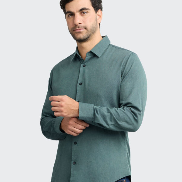 Camisa Hombre Abner Verde Botella
