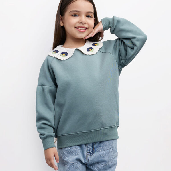 Polera Niña Miranda Verde Slate