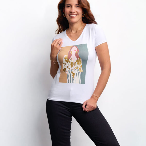 Polo Mujer Romelia Blanco Optico