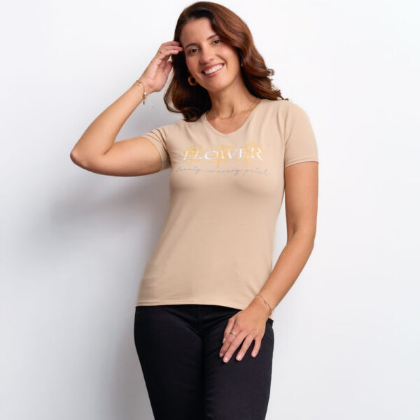Polo Mujer Romelia Beige