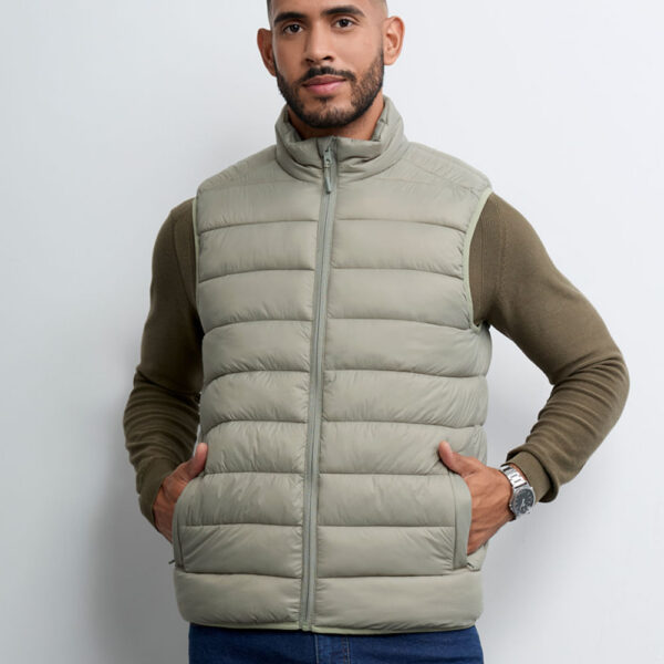 Chaleco Hombre Oscar Verde Empolvado