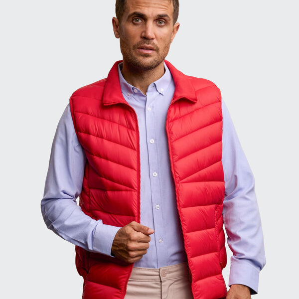Chaleco Hombre Oliver Rojo Flama