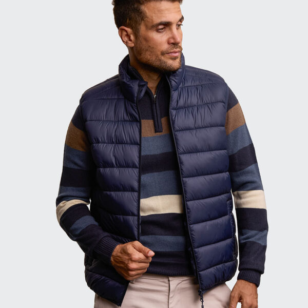 Chaleco Hombre Oscar Azul Dutty
