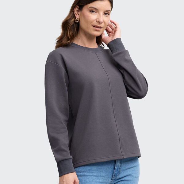 Polera Mujer Axela Plomo Intenso