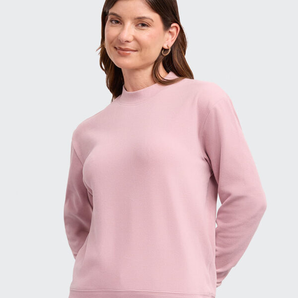 Polera Mujer Caro Malva Rosa