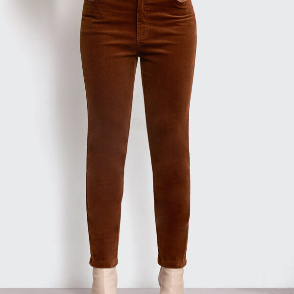 Pantalón Mujer Tana Marron Chocolate